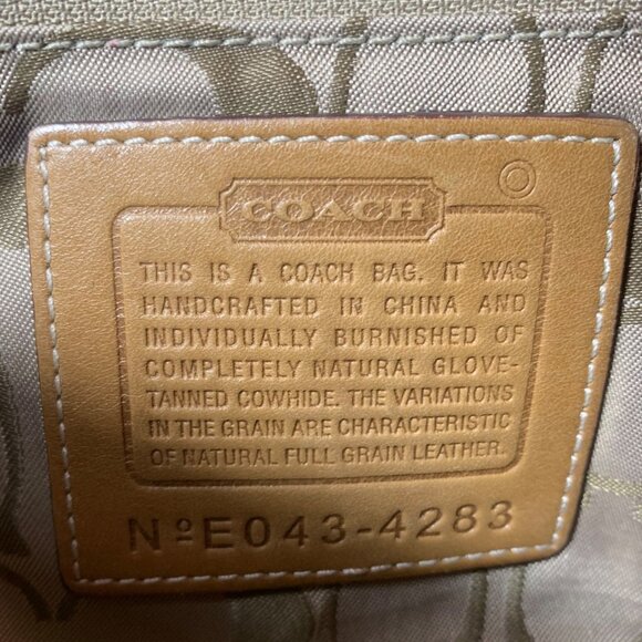 Y2K COACH Soho Mini Hobo Camel Tan Crescent Shoulder Bag Wristlet w/ Tag 4283 - Picture 7 of 12